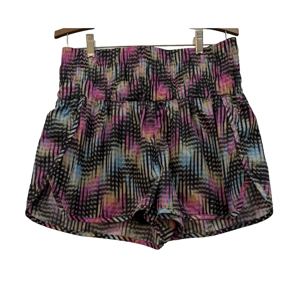 Free People Movement The Way Home Size Large Lined Gym Running Shorts Wide Waist